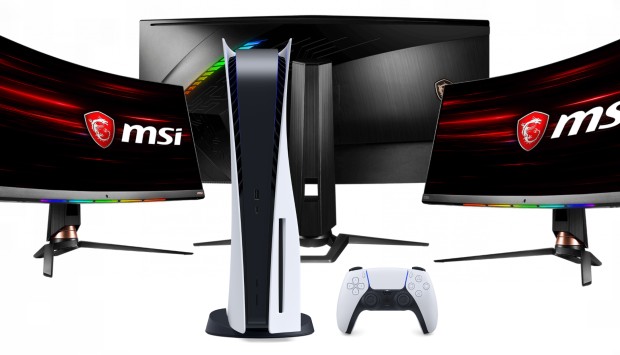 MSI QHD monitors geared for PS5 with Console Mode