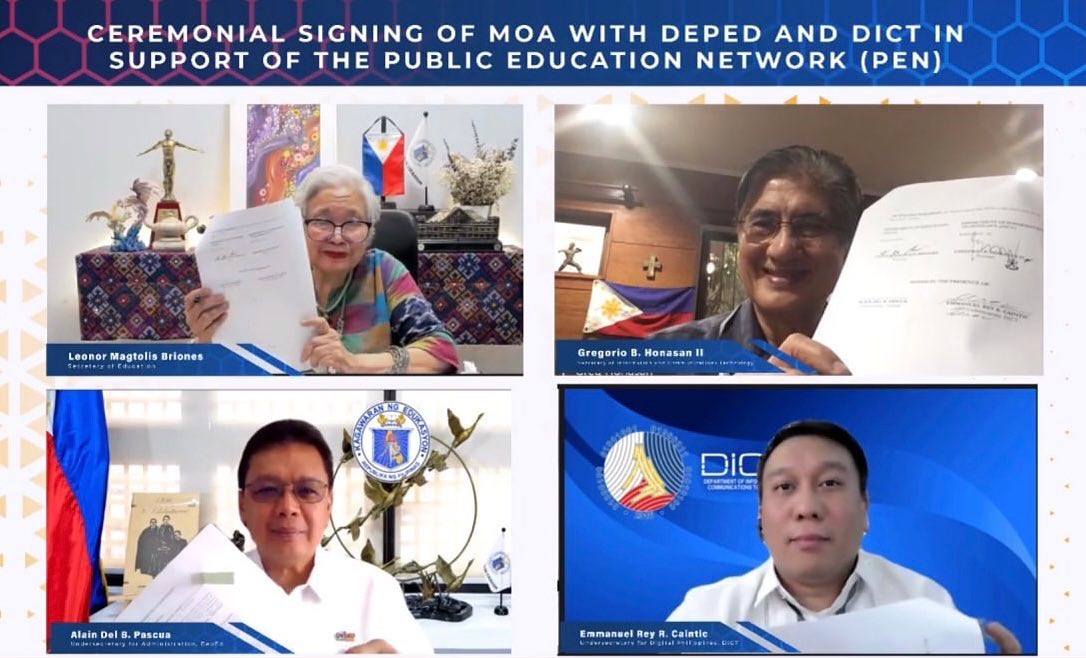 DepEd partners with DICT to put up Public Education Network - Vimarsana News