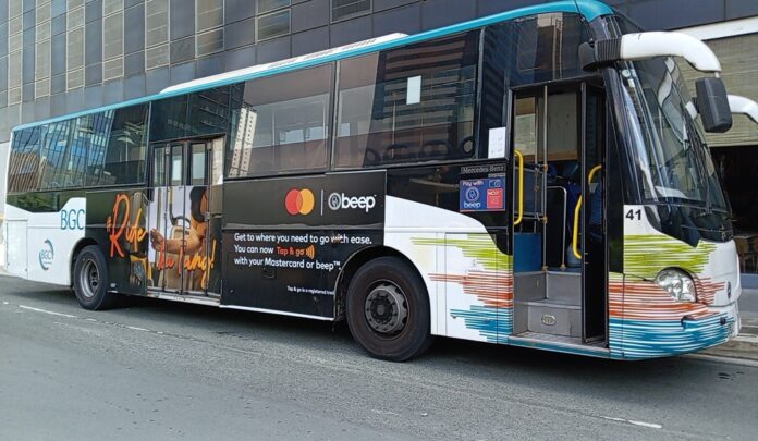 Bus commuters in BGC can now just tap Mastercard to pay for fare