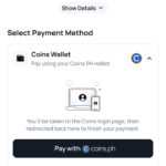 Mobile Checkout Page using Coins WebPay